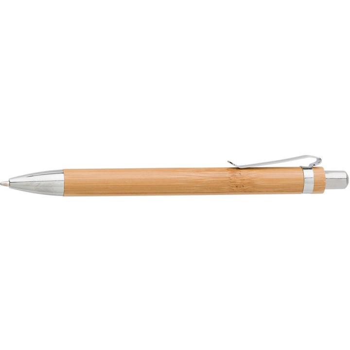 Bambusowy zestaw piśmienniczy, długopis touch pen i ołówek mechaniczny