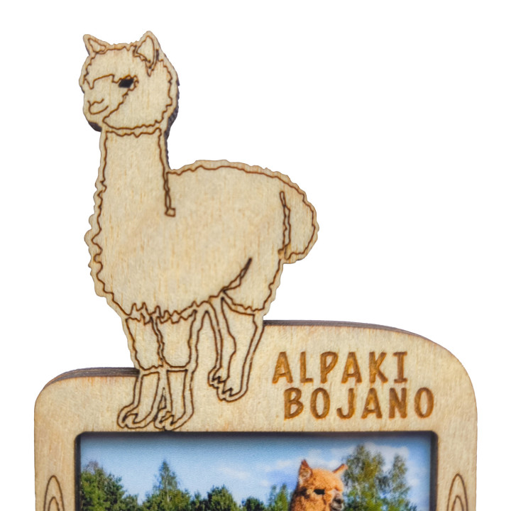 FotoMagnes Alpaka – Personalizowany Magnes ze Zdjęciem